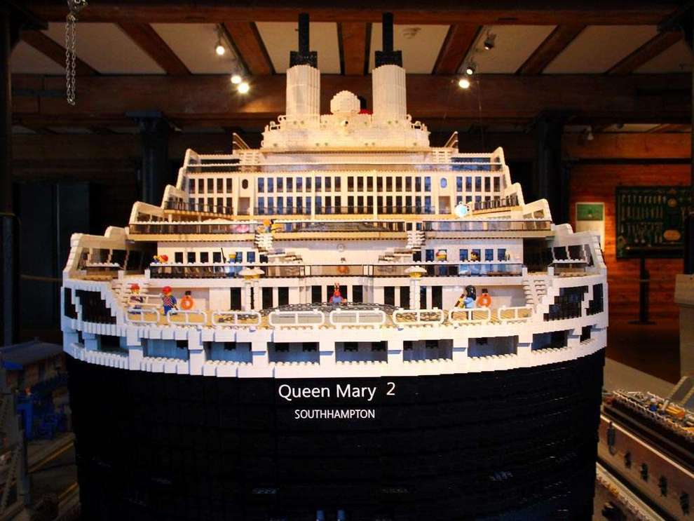 Queen Mary 2 Lego Brick Creation