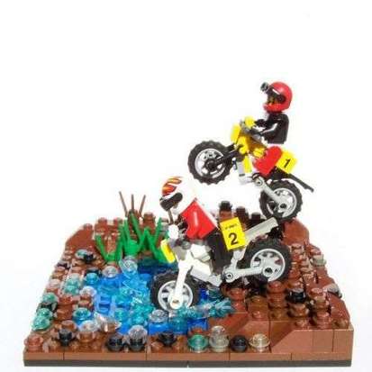 lego motorbike creation