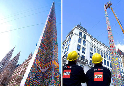 worlds tallest lego tower