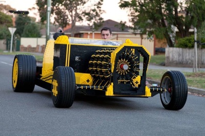 full size air powered lego car