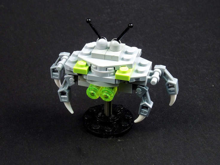 a simple lego space creature creation