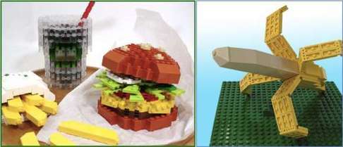amazing lego brick food creations